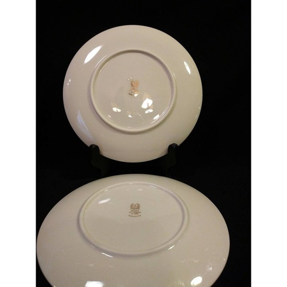 1 Lenox Wheat SALAD PLATE R-442 Wheat Center, Gold Trim Vintage Made in USA - Picture 5 of 8